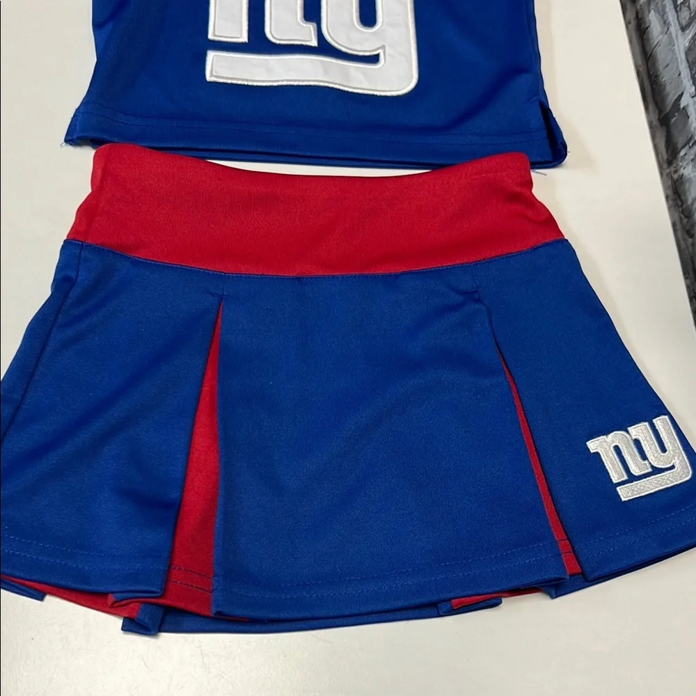 NFL Blue and‎ Red Cheerleader Suit with NY Logo